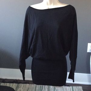BCBG off-shoulder knit dress